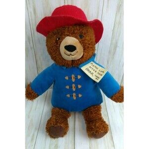 Paddington Bear 14" Plush Kohls Cares "Please Look After This Bear Thank You"
